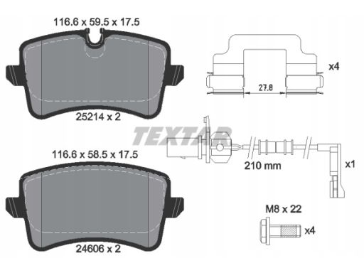 Klocek Hamulcowy Kpl. 2521413