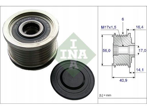 Sprzęgło Jednokierunkowe Alternatora 535 0213 10