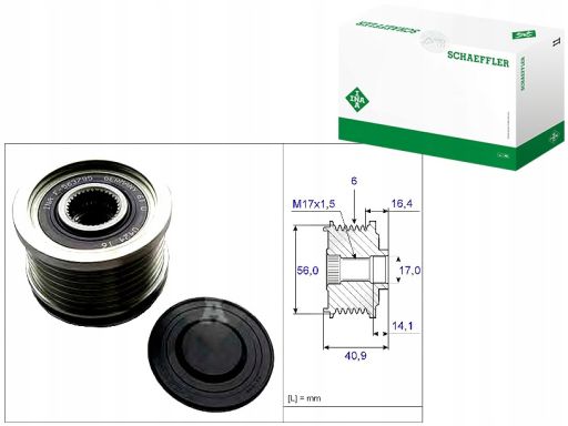 Sprzęgło Jednokierunkowe Alternatora 535 0213 10