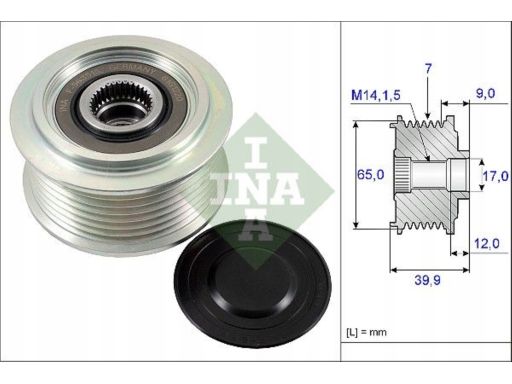 Sprzęgło Jednokierunkowe Alternatora 535 0229 10