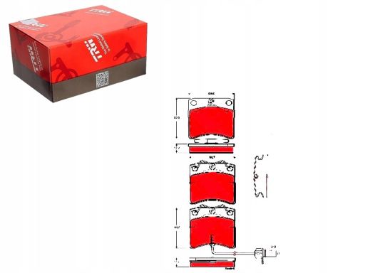 Klocek Hamulcowy Kpl. Gdb1368