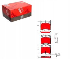 Klocek Hamulcowy Kpl. Gdb1368