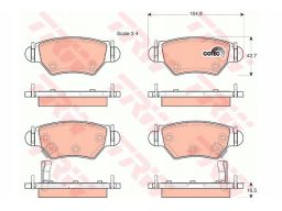 Klocek Hamulcowy Kpl. Gdb1471