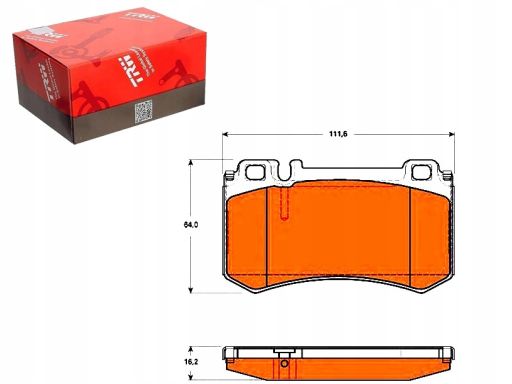 Klocek Hamulcowy Kpl. Gdb1735