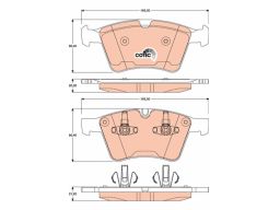 Klocek Hamulcowy Kpl. Gdb1797