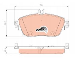 Klocek Hamulcowy Kpl. Gdb1932