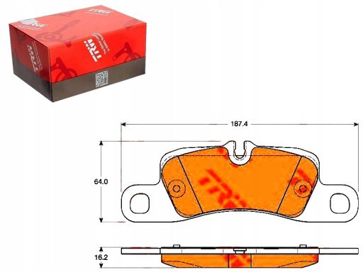 Klocek Hamulcowy Kpl. Gdb1962