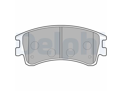 Klocek Hamulcowy Kpl. Lp1799