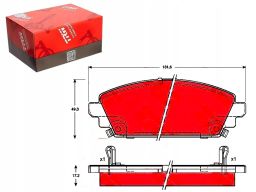 Klocek Hamulcowy Kpl. Gdb3189