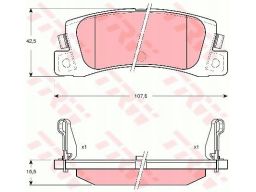 Klocek Hamulcowy Kpl. Gdb3329