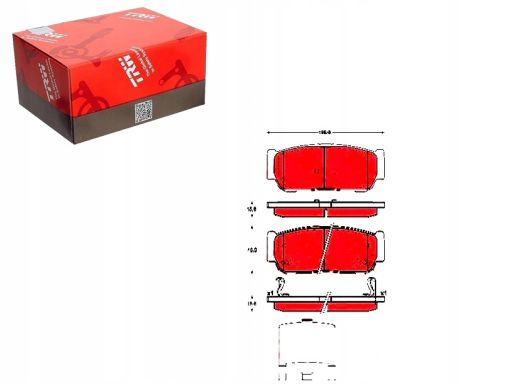Klocek Hamulcowy Kpl. Gdb3417