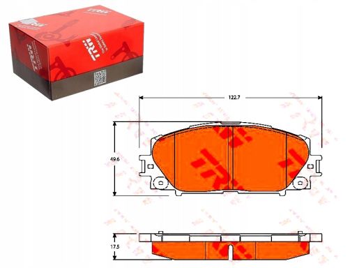 Klocek Hamulcowy Kpl. Gdb3459