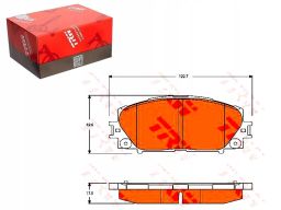 Klocek Hamulcowy Kpl. Gdb3459