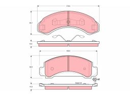 Klocek Hamulcowy Kpl. Gdb4004