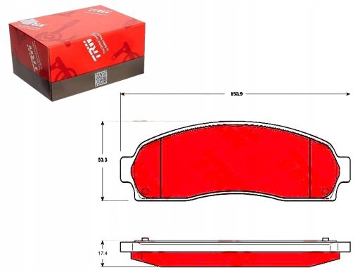 Klocek Hamulcowy Kpl. Gdb4131
