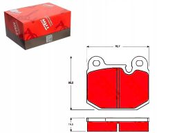 Klocek Hamulcowy Kpl. Gdb654