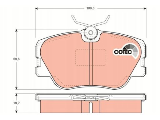 Klocek Hamulcowy Kpl. Gdb818