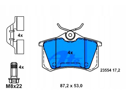 Klocek Hamulcowy Kpl. 13.0460-2740.2