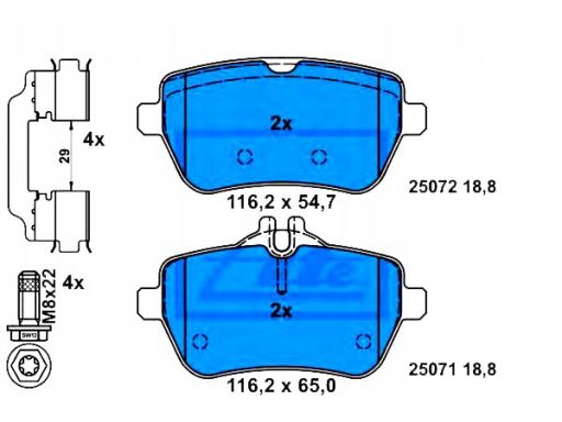 Klocek Hamulcowy Kpl. 13.0460-2780.2