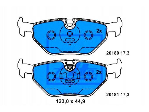 Klocek Hamulcowy Kpl. 13.0460-3605.2