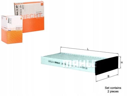 Filtr Kabiny Lak 296/S