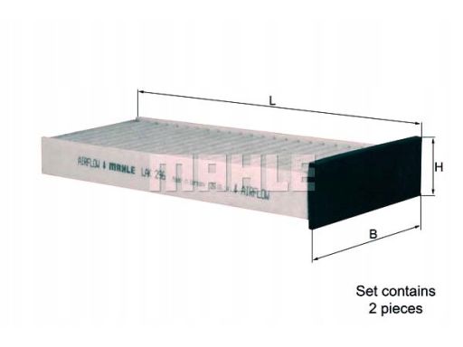 Filtr Kabiny Lak 296/S
