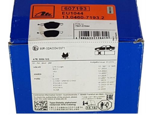 Klocek Hamulcowy Kpl. 13.0460-7193.2