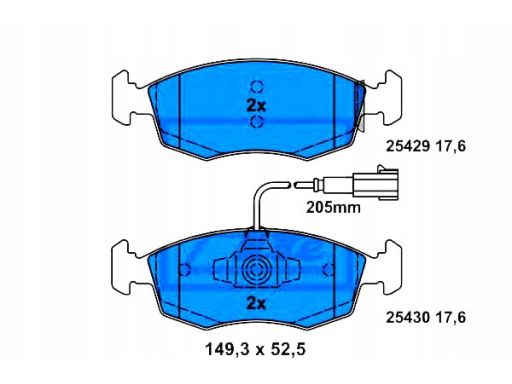 Klocek Hamulcowy Kpl. 13.0460-7288.2