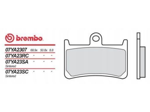 Klocek Hamulcowy Kpl. 07Ya2307