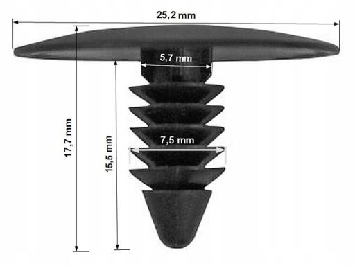 Spinka Tapicerska C70670