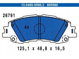Klocek Hamulcowy Kpl. 13.0460-5560.2