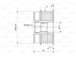 Sprzęgło Jednokierunkowe Alternatora 588008
