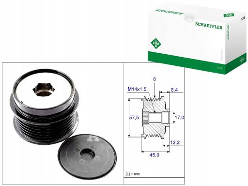 Sprzęgło Jednokierunkowe Alternatora 535 0174 10
