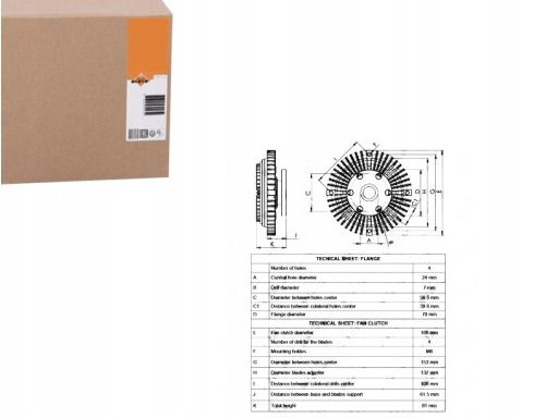Sprzęgło Wentylatora Chodnicy 49546