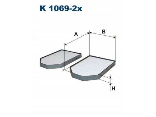 Filtr Kabiny K 1069-2X