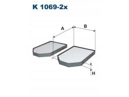 Filtr Kabiny K 1069-2X
