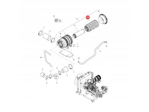 Filtr Powietrza C 25 900