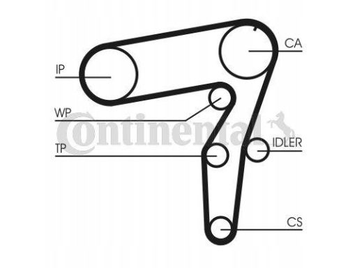 Pasek Rozrządu Ct968