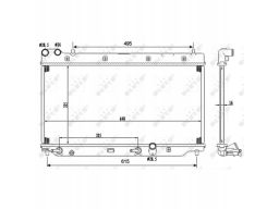 Chłodnica Silnika 53110