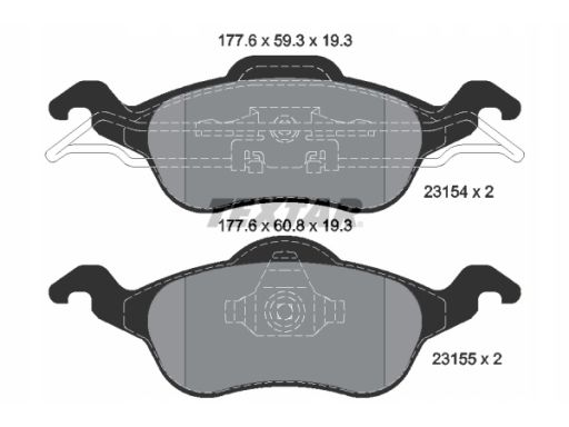 Klocek Hamulcowy Kpl. 2315402