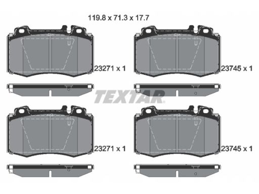 Klocek Hamulcowy Kpl. 2374502