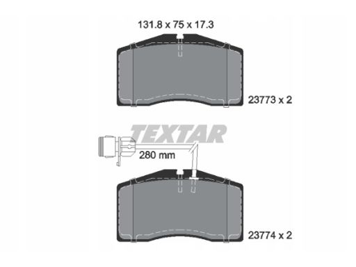 Klocek Hamulcowy Kpl. 2377301