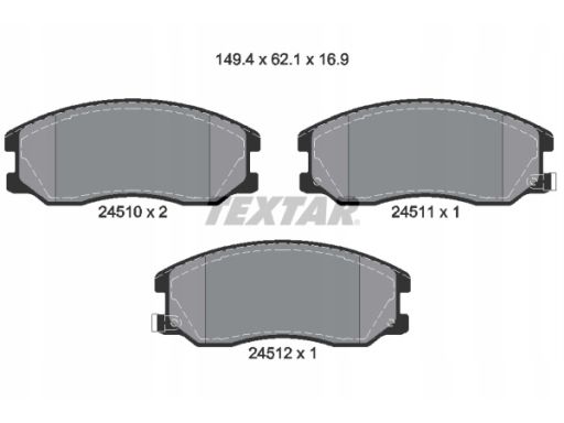 Klocek Hamulcowy Kpl. 2451001