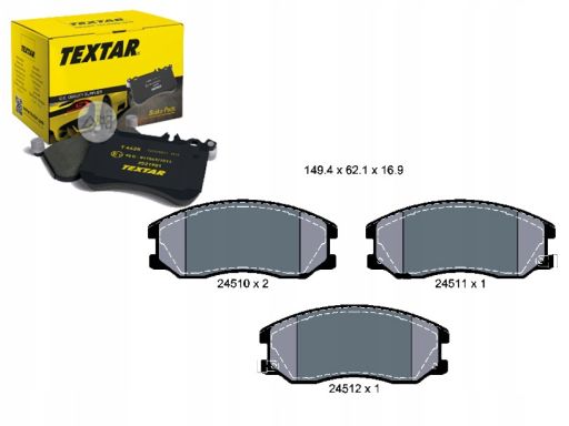 Klocek Hamulcowy Kpl. 2451001