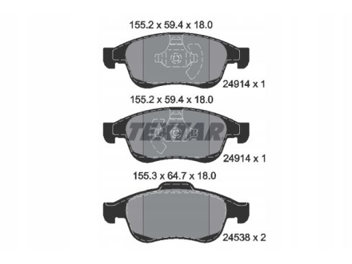 Klocek Hamulcowy Kpl. 2491401