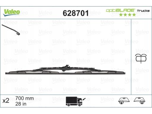 Pióro Wycieraczki 628701