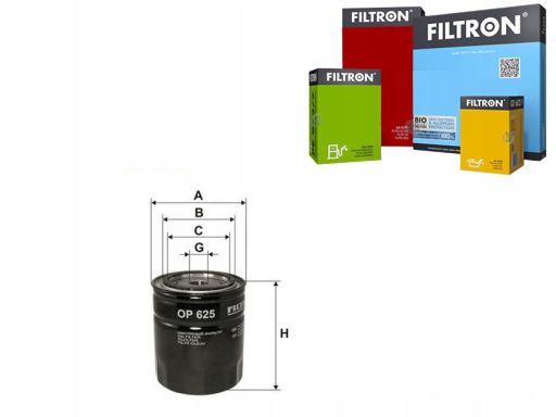 Filtr Oleju Op 625