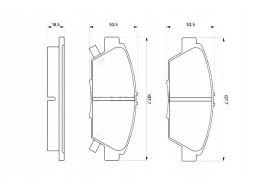 Klocek Hamulcowy Kpl. 0 986 424 289