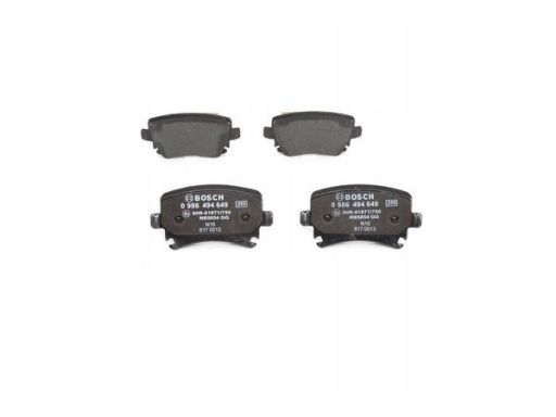 Klocek Hamulcowy Kpl. 0 986 494 649