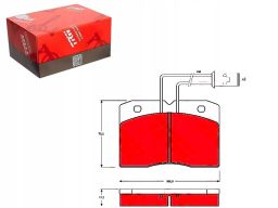 Klocek Hamulcowy Kpl. Gdb1152